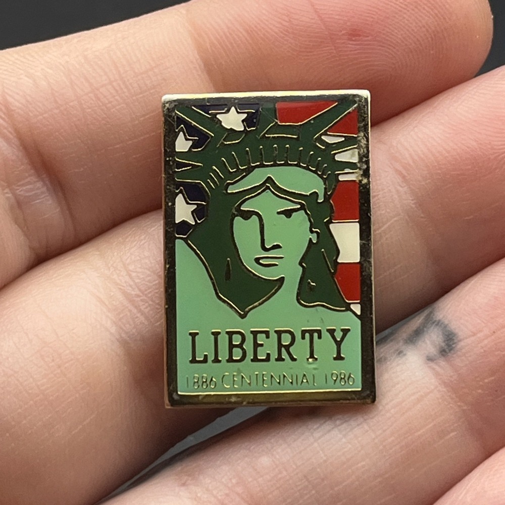 Statue Of Liberty Centennial Celebration Anniversary Lapel Hat Pin‎